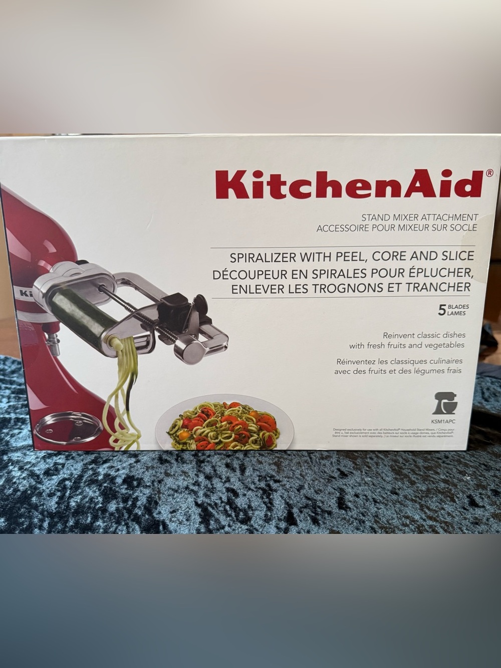 KitchenAid Spiralizer Attachment in Silver and Black